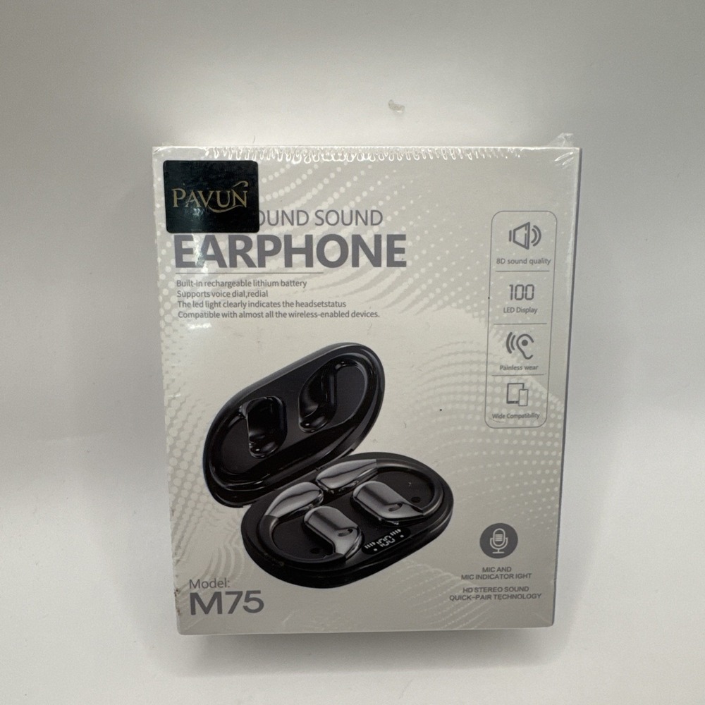 M75 3-in-1 Language‎ Translation Earbuds Black